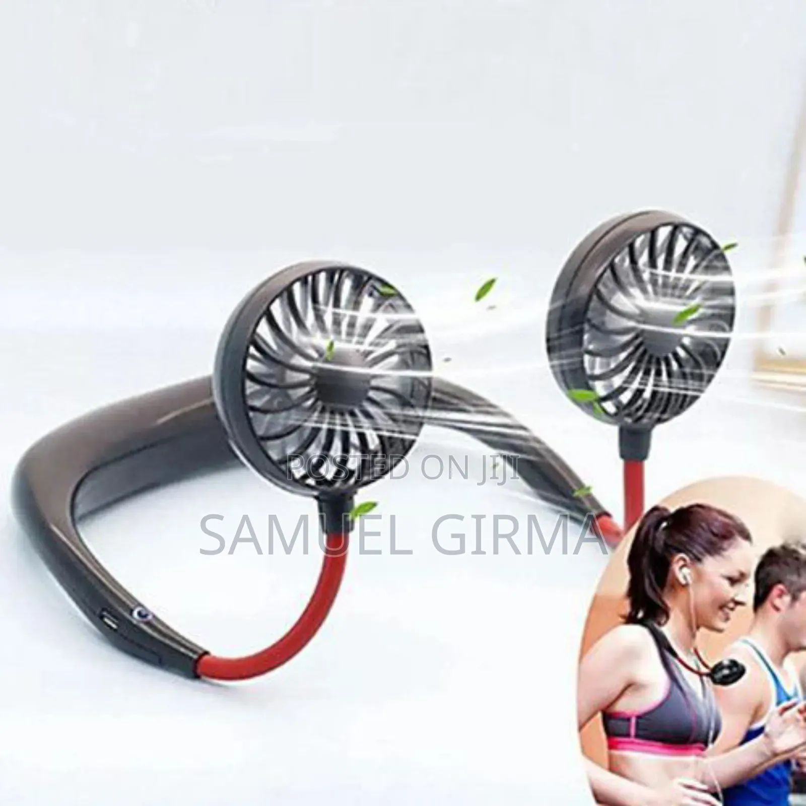 The Wearable Dual Neck Fan