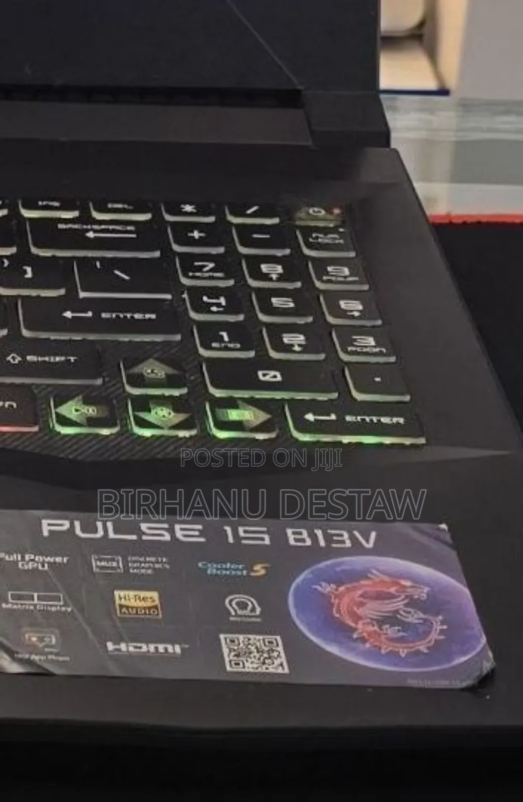 New Laptop MSI 16GB Intel Core I7 SSD 1T