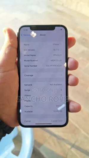 Photo - Apple iPhone X 64 GB Black