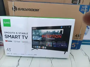 Syinix Smart Tv 43, ,Andraid Frameless New