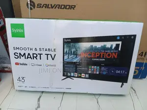 Syinix Smart Tv 43, ,Andraid Frameless New
