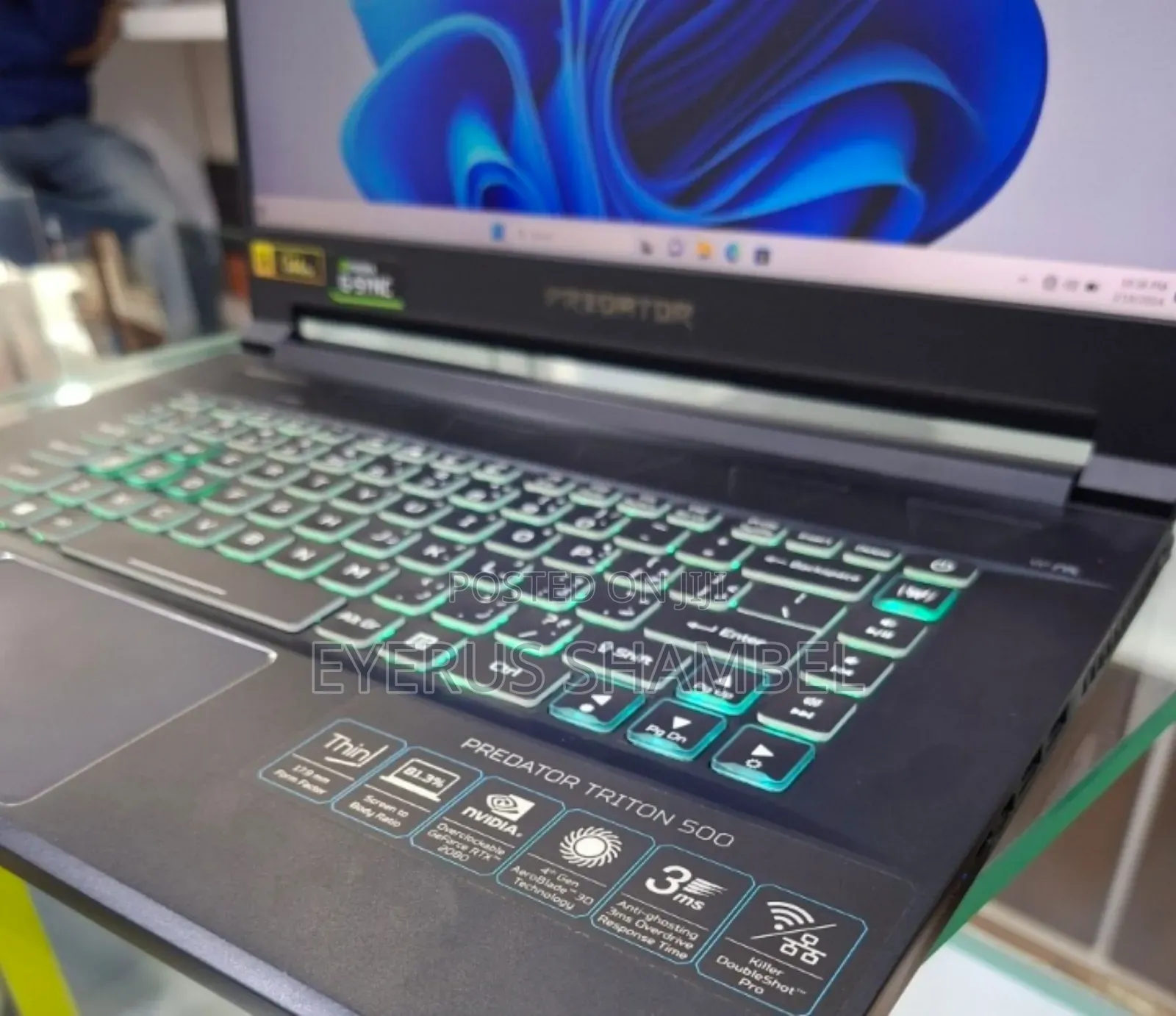 New Laptop Acer Predator 15 16GB Intel Core I7 SSD 1T