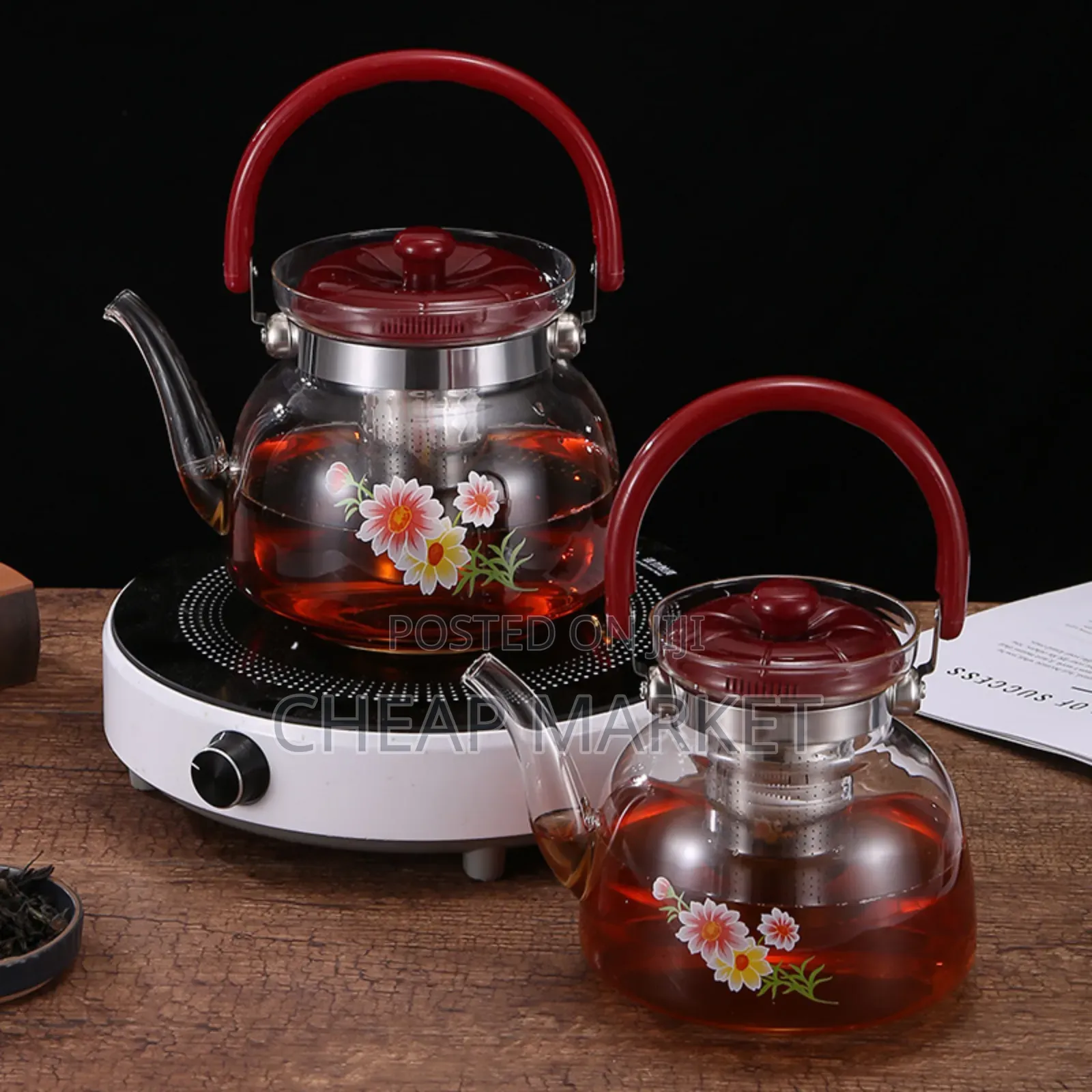 Glass Teapot | የጠርሙስ ሻይ ማፍያ |