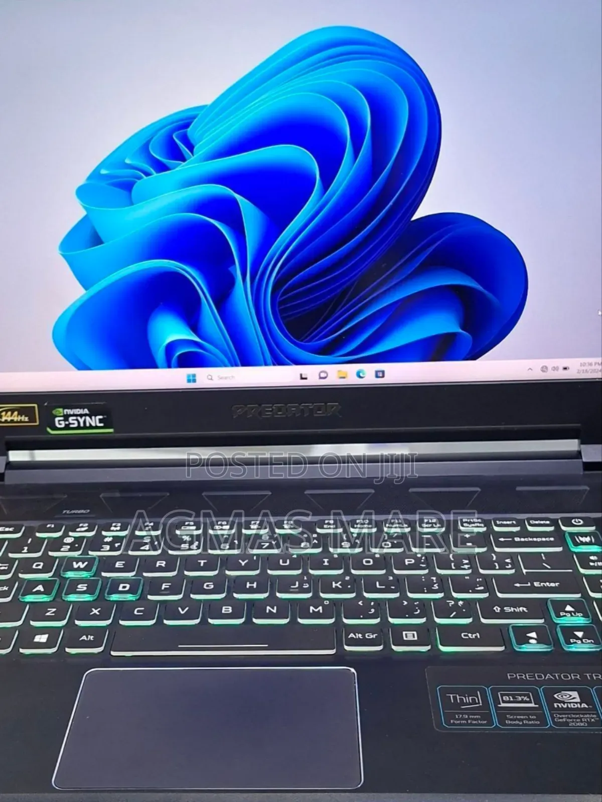 New Laptop Acer Predator Helios 300 16GB Intel Core I7 SSD 1T