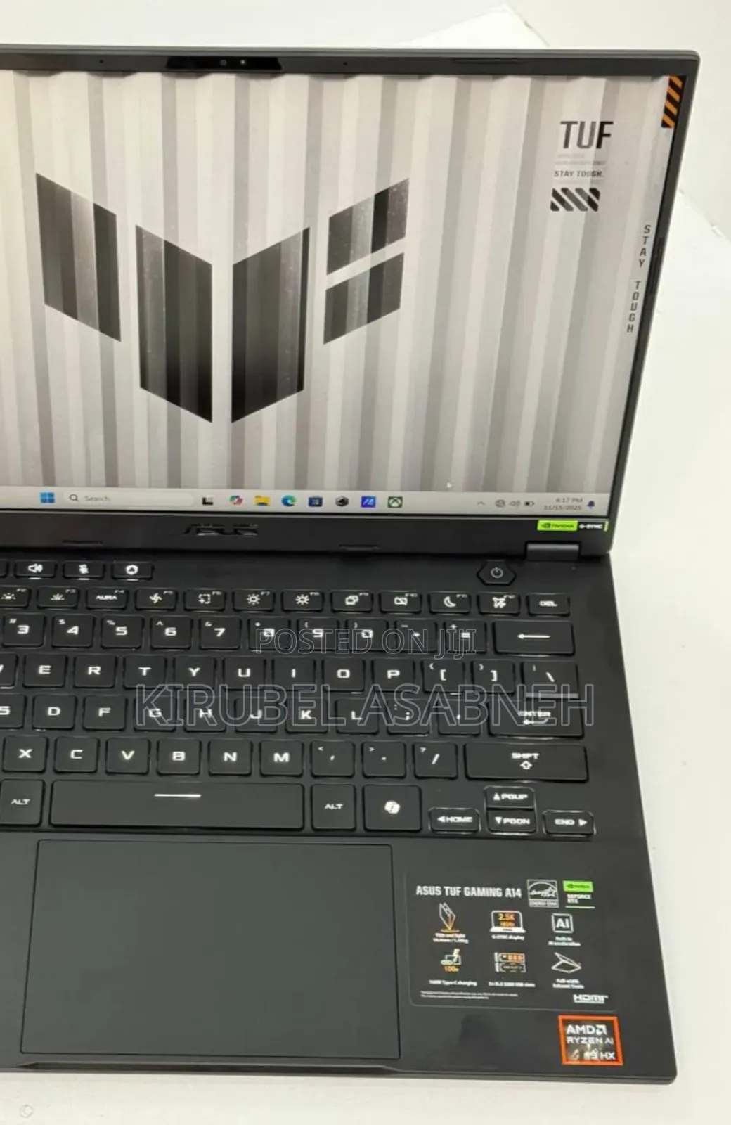 New Laptop Asus TUF Gaming A15 16GB AMD Ryzen 9 SSD 1T