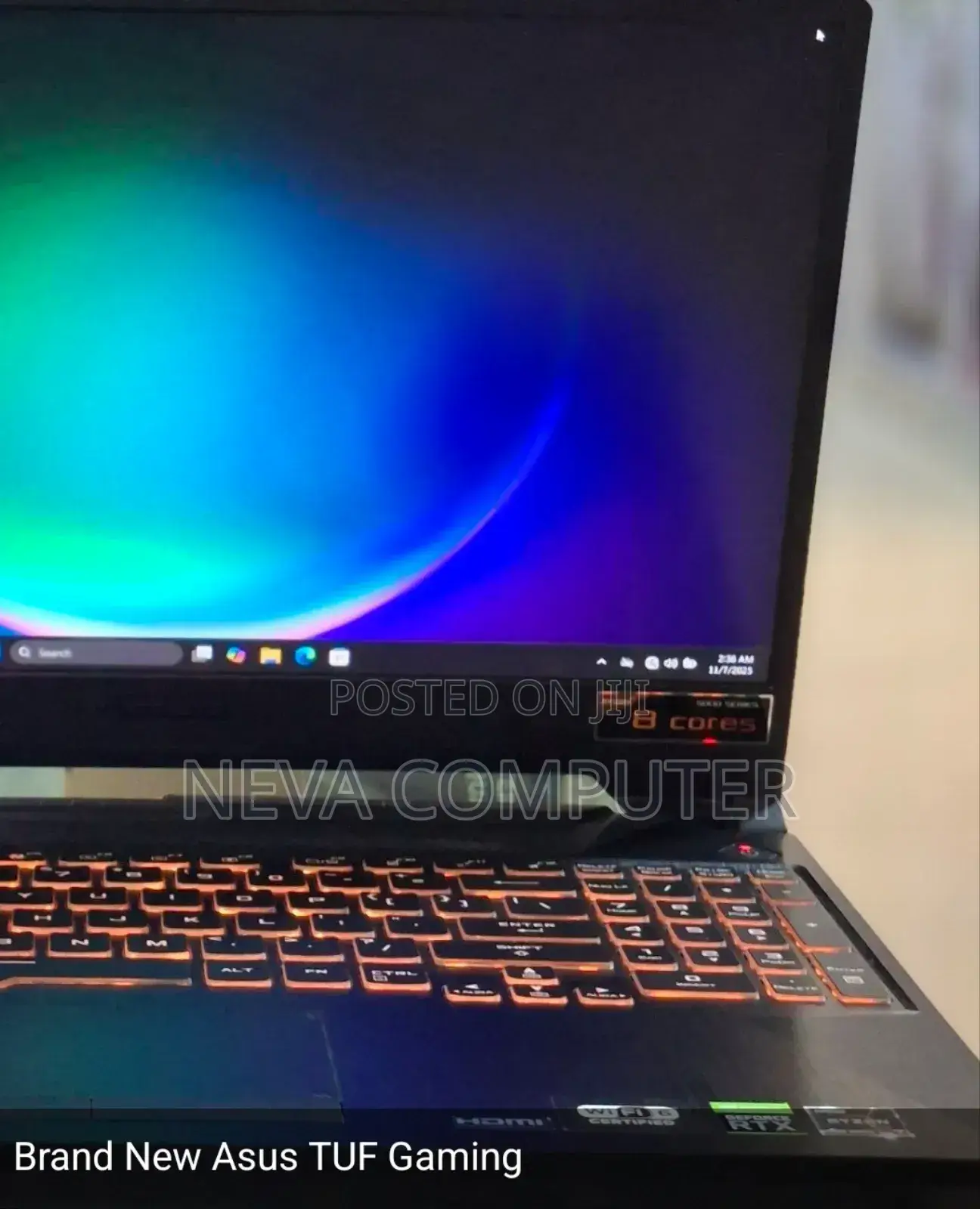 New Laptop Asus TUF Gaming A15 16GB AMD Ryzen 7 SSD 512GB