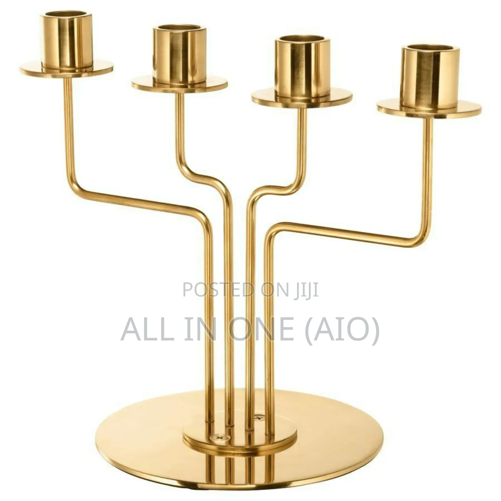 Ikea Candelabra, Gold-Colour, 22 Cm
 4 Candles