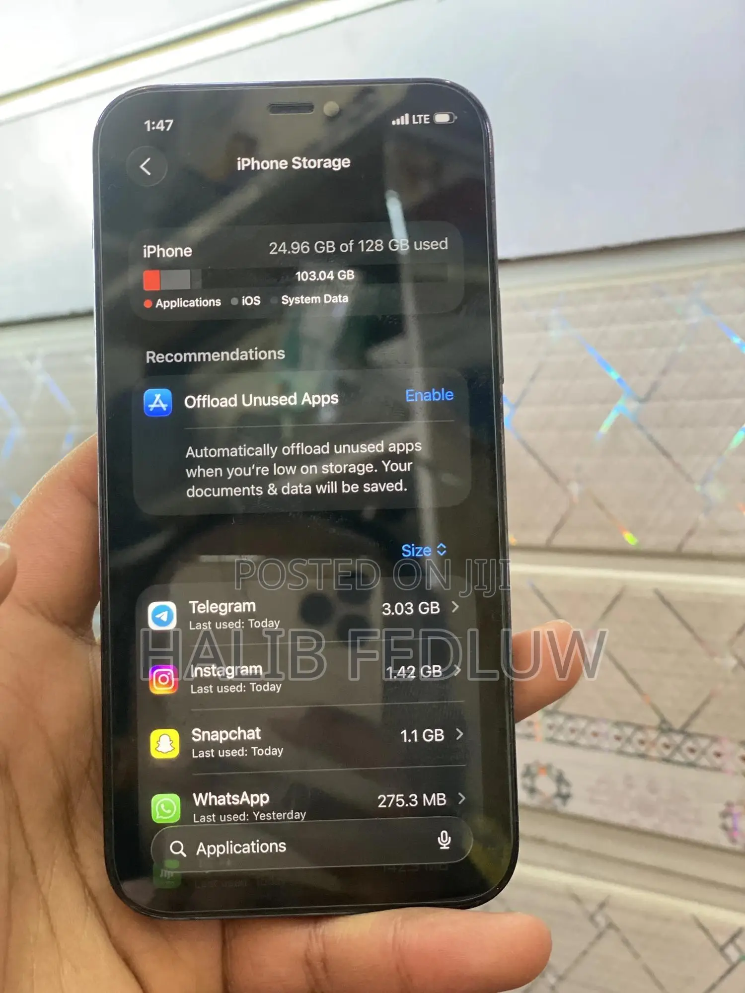 New Apple iPhone 12 Pro 128 GB Blue