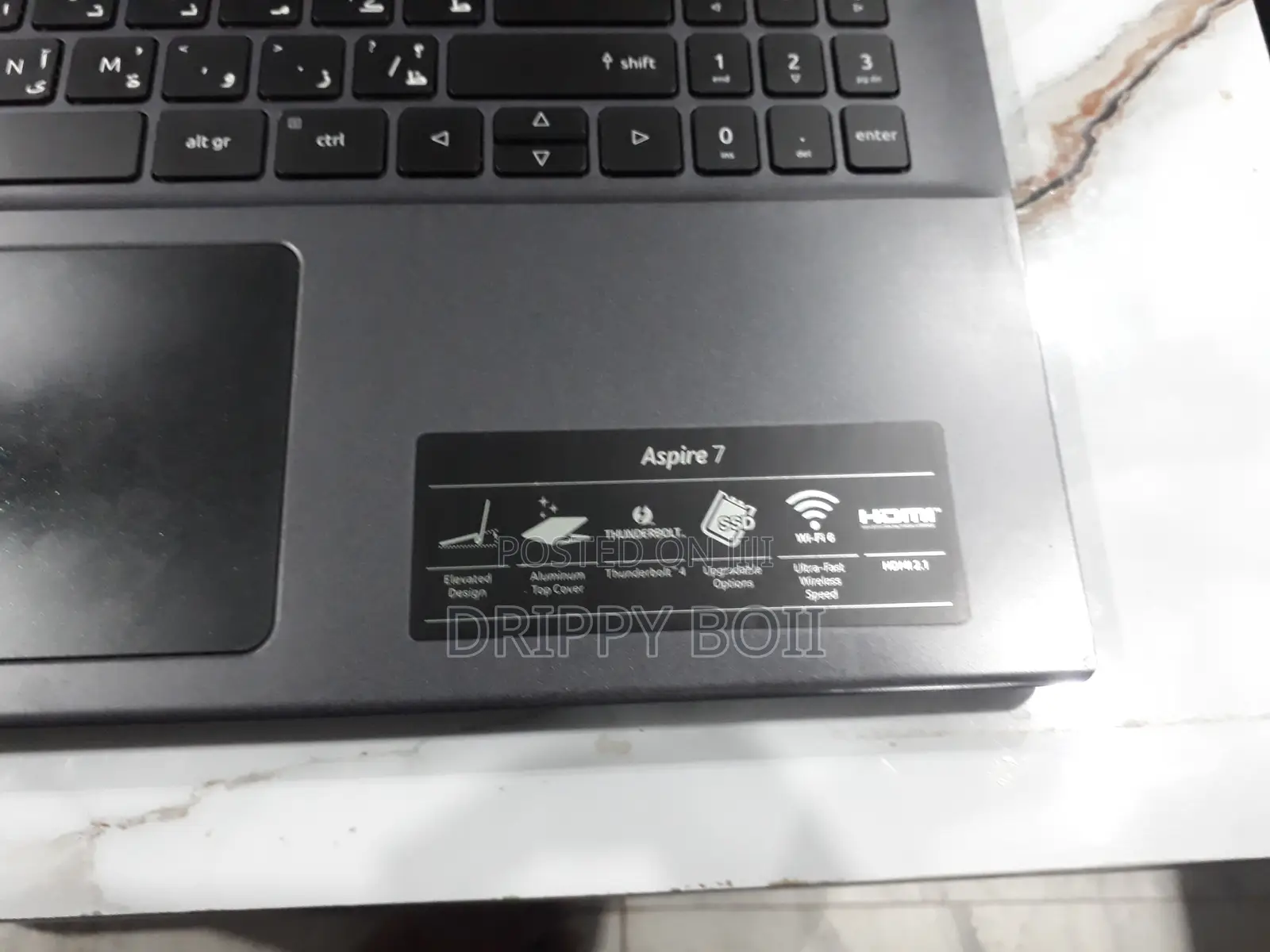 Laptop Acer Aspire 7 8GB Nvidia SSD 512GB