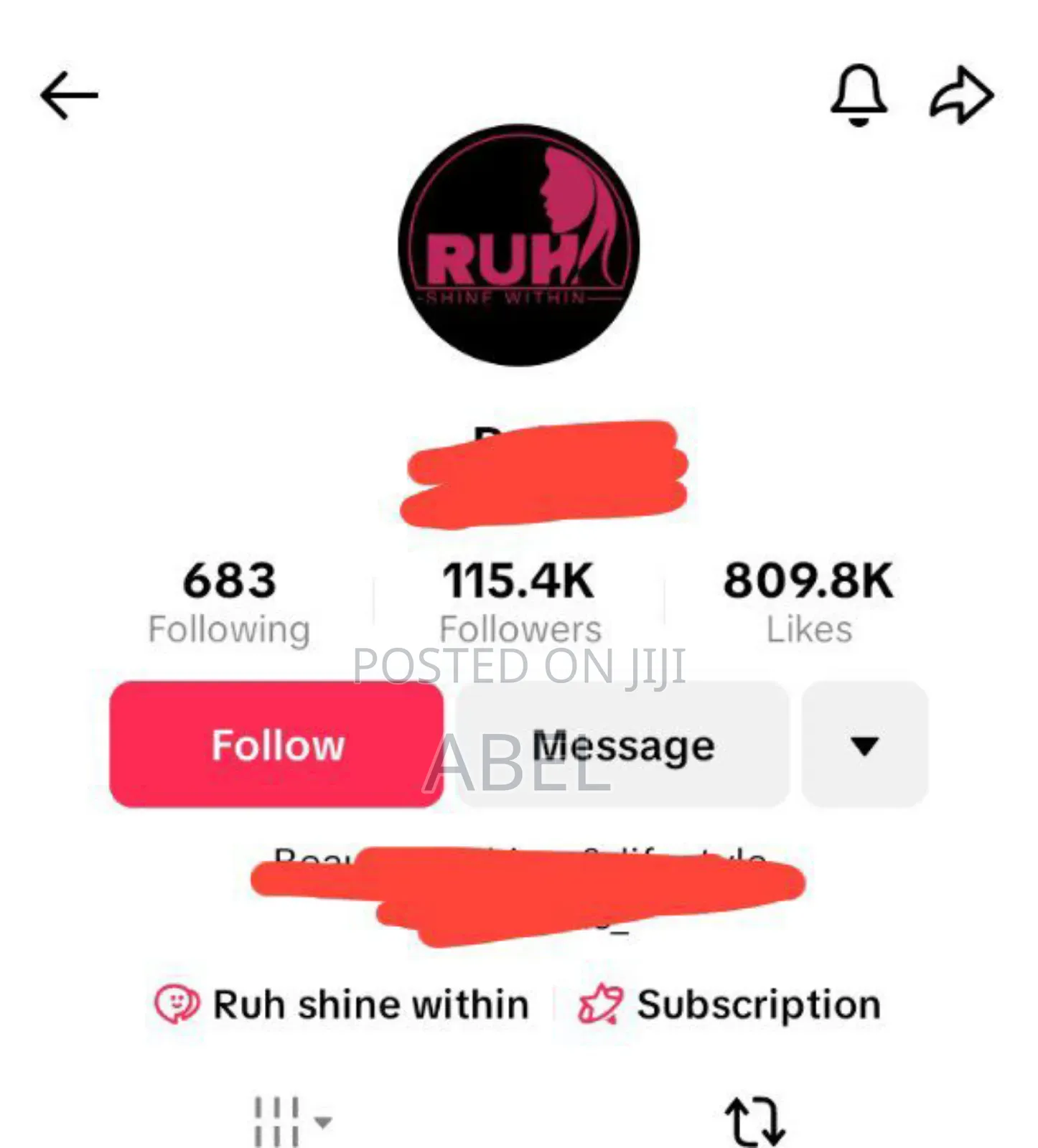 Tiktok Account