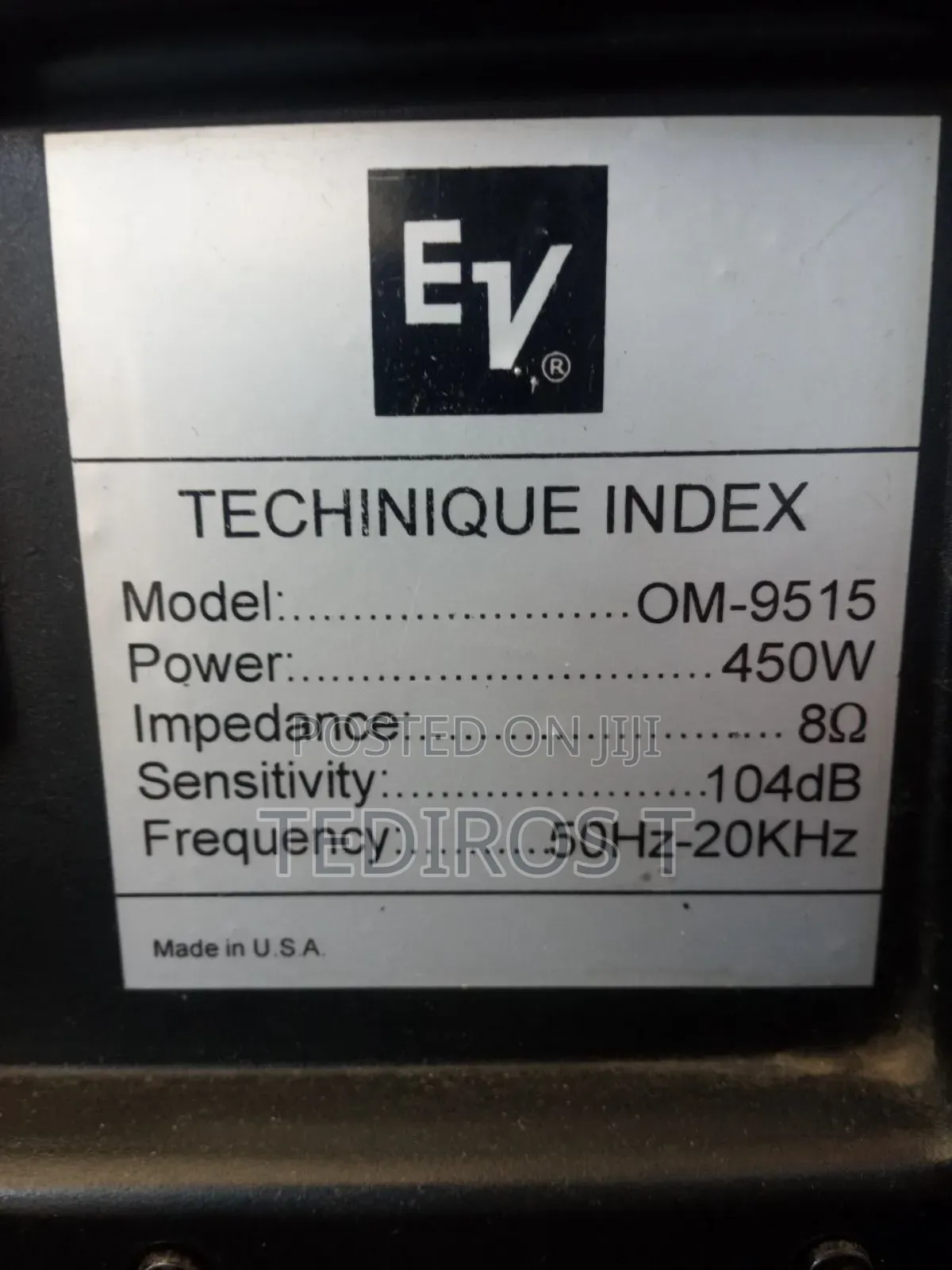 Ev Sound System, Montarbo, Dj Speaker Dual Mode