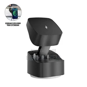 Photo - Virton Magnetic Car Phone Holder and 15w Wireless Charger