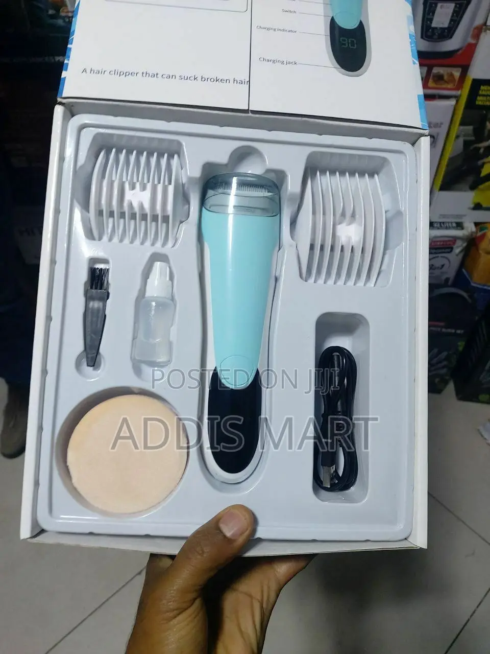 Baby Kid Electric የልጆች ፀጉር መቁረጫ ሁሉንም ነገር አሞልቶ የያዘ