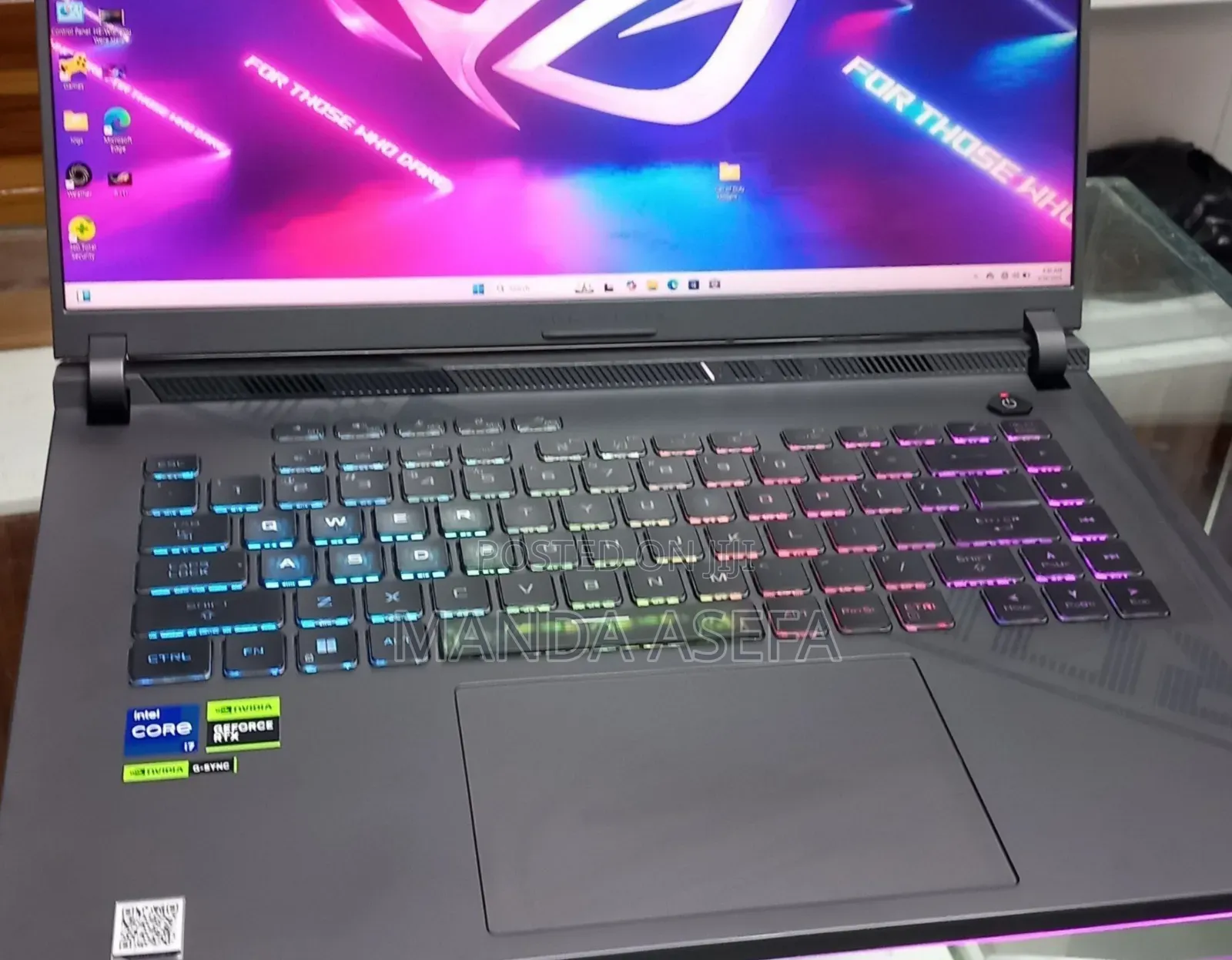 New Laptop Asus ROG Strix G16 G614 16GB Intel Core I7 SSD 1T