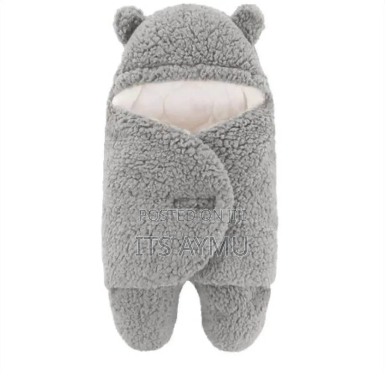 Baby Swaddle Blanket (ከላይ ፈር ውስጡ ኮተን ማቀፍያ )