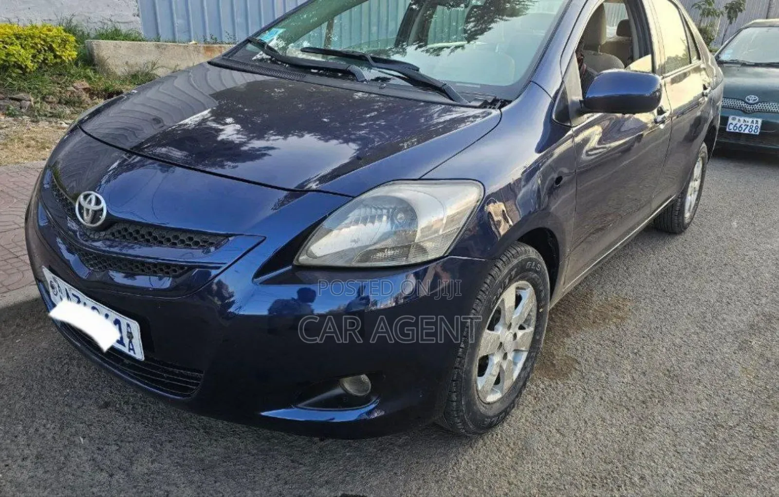 Toyota Yaris 2008 Blue