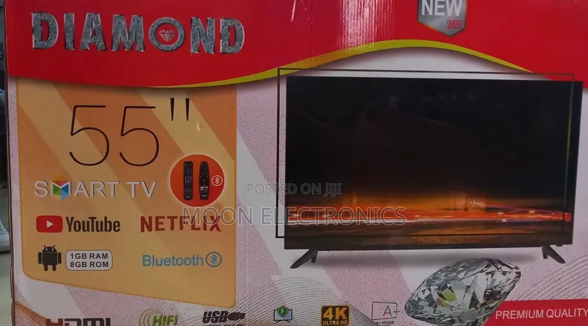  Dimond 55′′ Smart Tv – Stylish, Powerful Big in Screen!