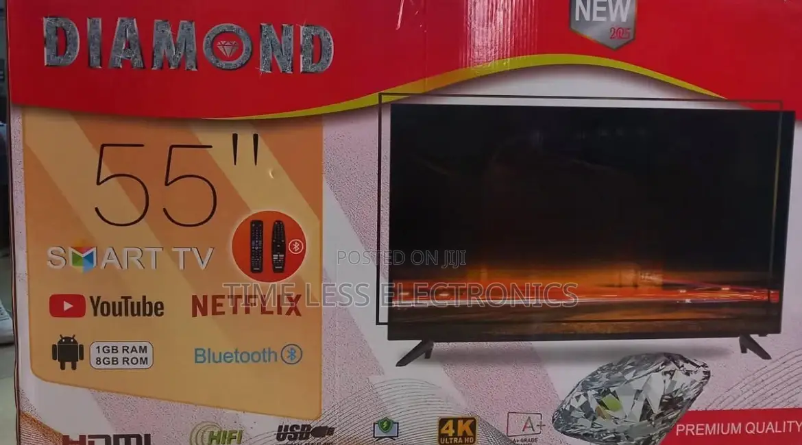 Dimond 55′′ Smart Tv – Stylish, Powerful Big in Screen!