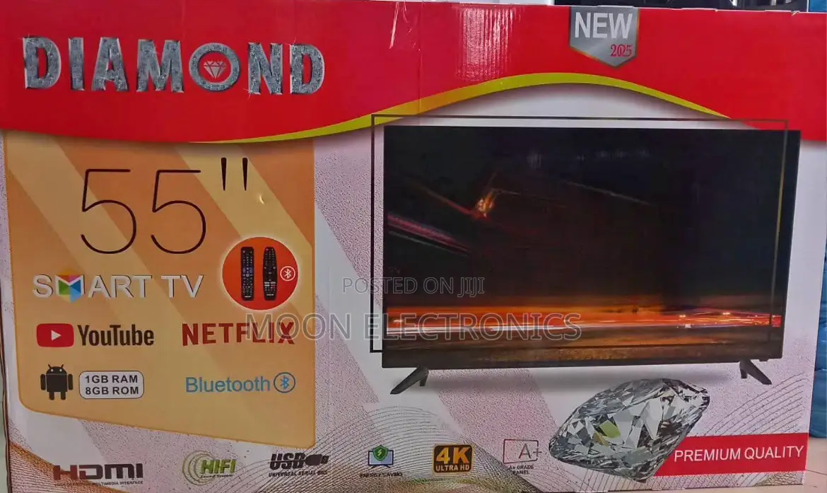  Dimond 55′′ Smart Tv – Stylish, Powerful Big in Screen!