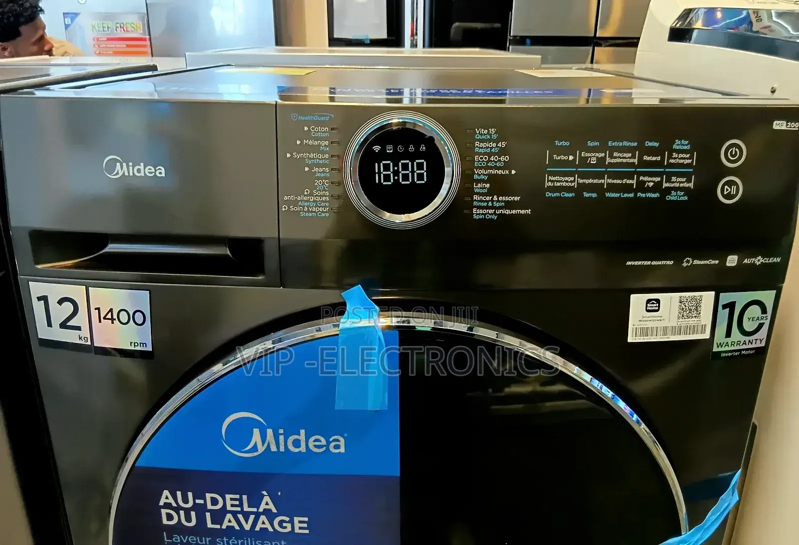 Midea Automatic Washing Machine12kg  Original Products New Price