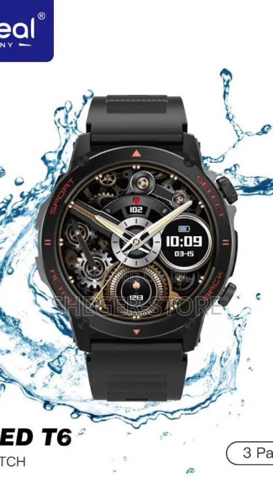 Orginal Telzeal Amoled T6 Smartwatch
