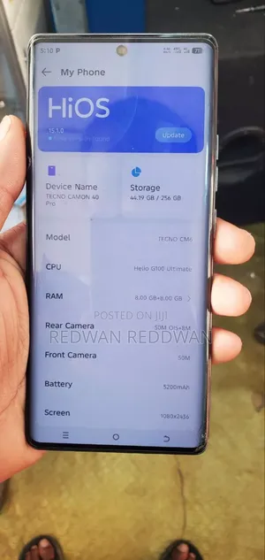 New Tecno Camon 40 Pro 256 GB Bronze