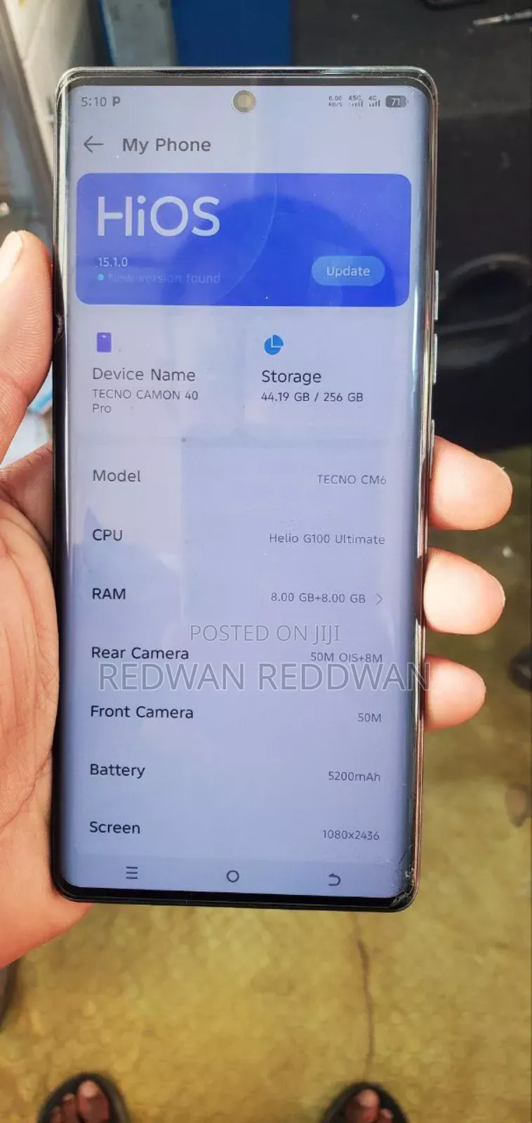 New Tecno Camon 40 Pro 256 GB Bronze