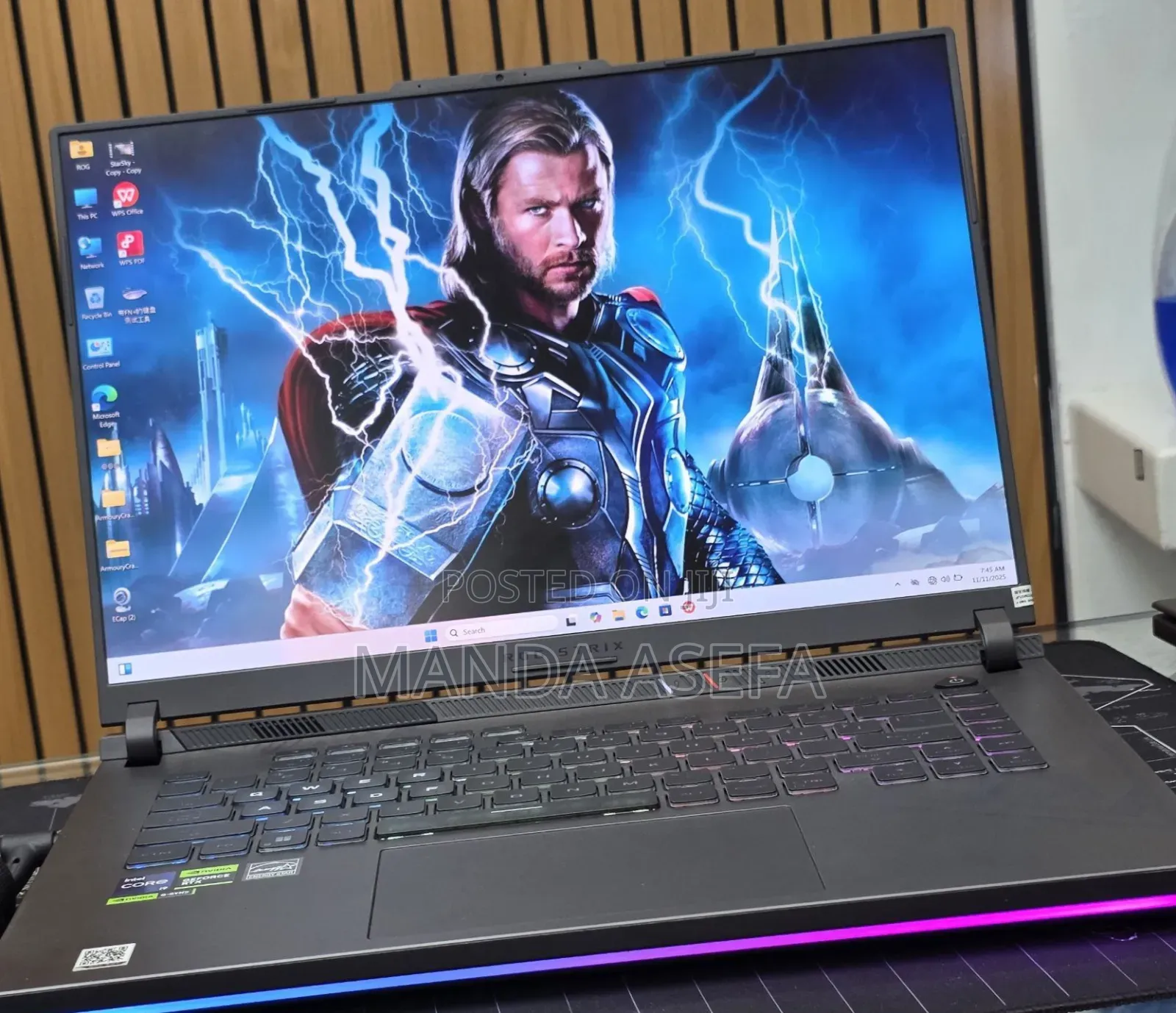 New Laptop Asus ROG Strix G16 G614 16GB Intel Core i9 SSD 1T