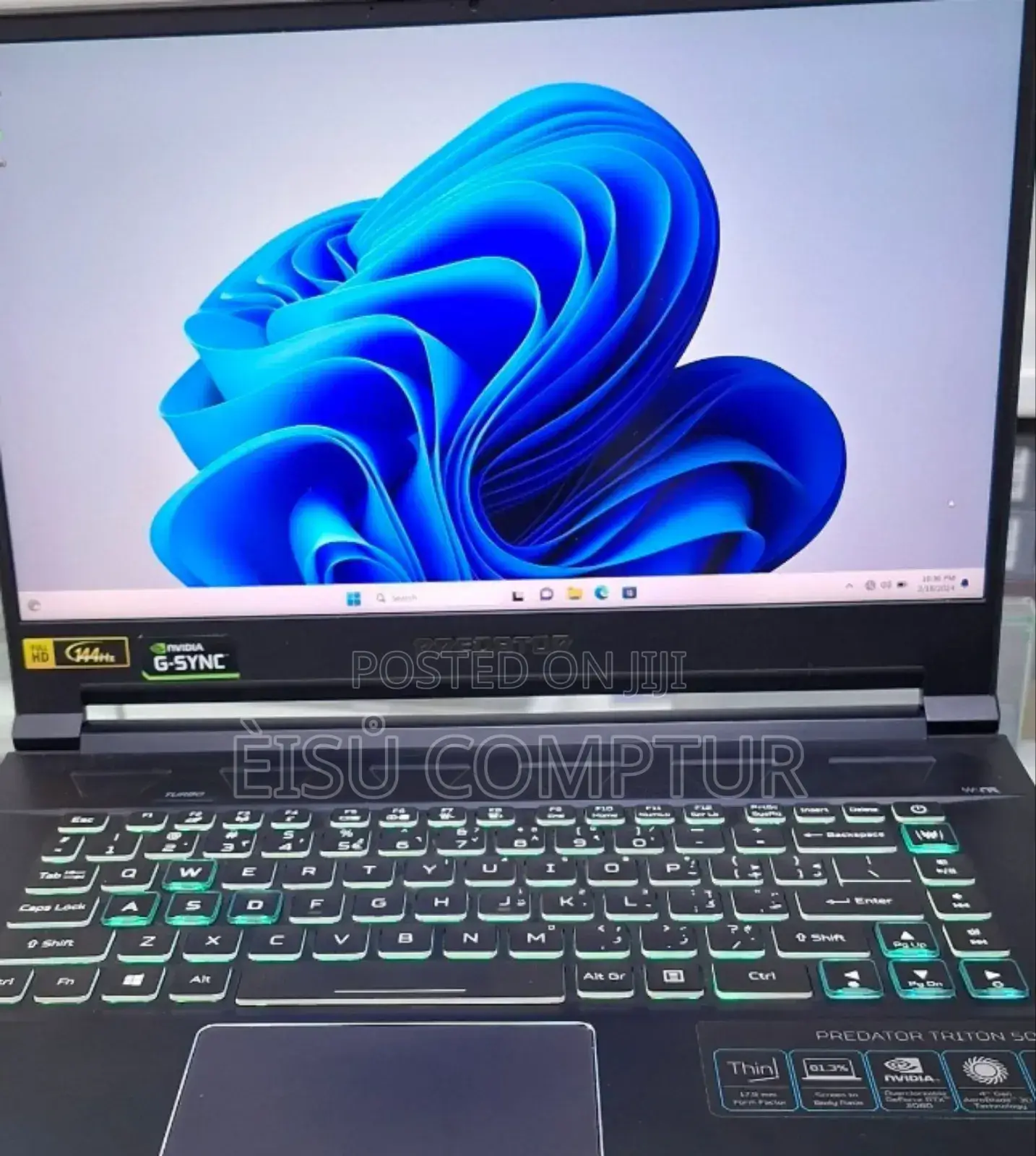 New Laptop Acer Predator Helios Neo 16 16GB Intel Core i7 SSD 512GB