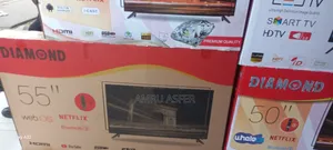 Photo - Diamond Tv 55 Smart Duoble Glass We Bos Bluetooth 2025 