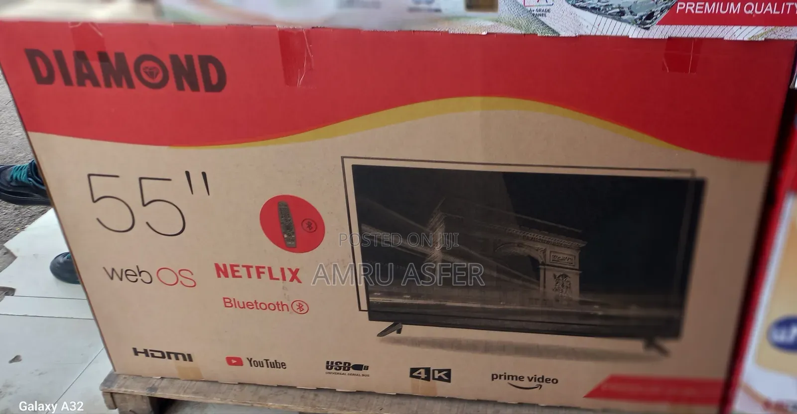 Diamond Tv 55 Smart Duoble Glass We Bos Bluetooth 2025 