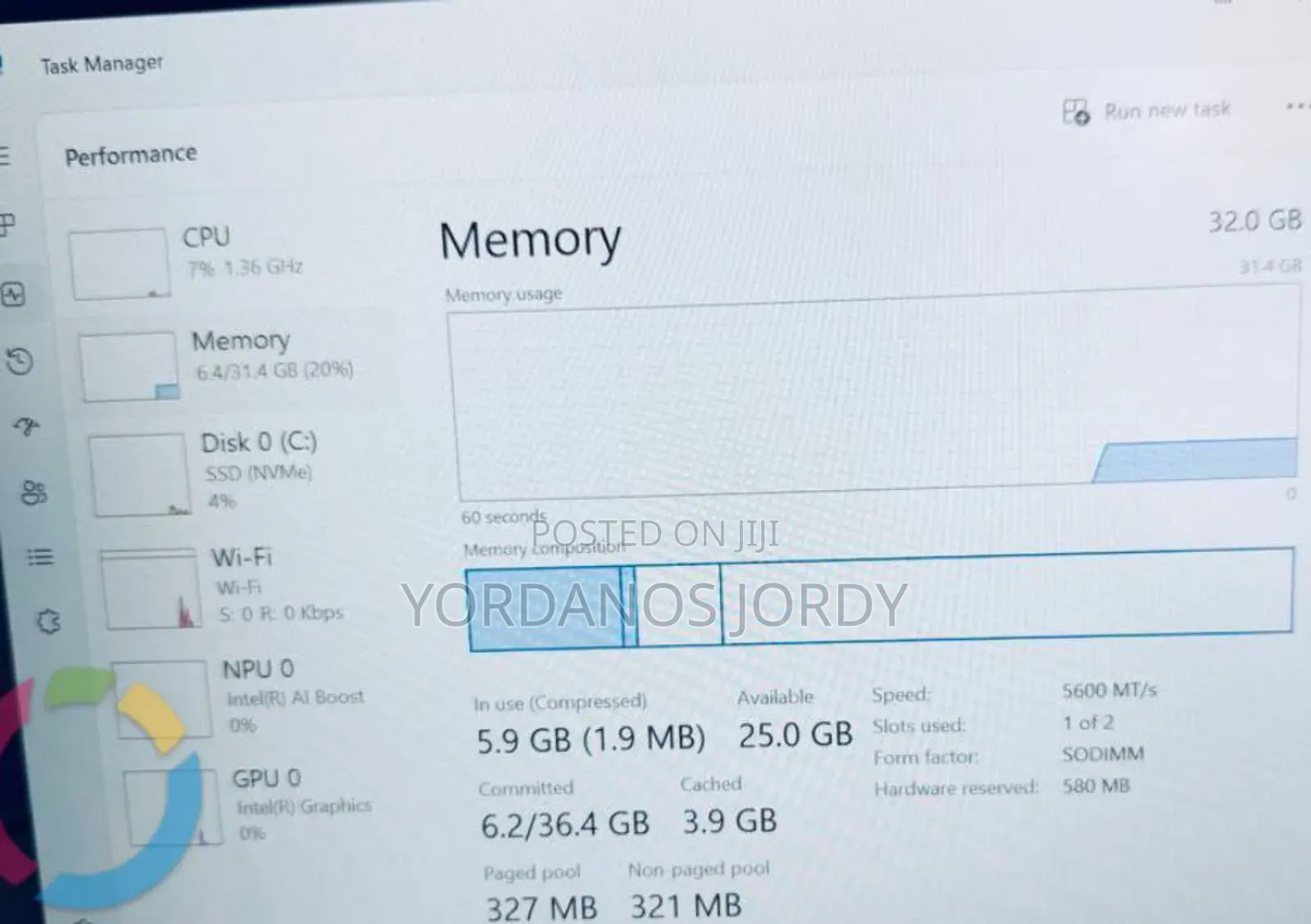 New Laptop HP 630 32GB Intel Core Ultra 7 SSD 512GB