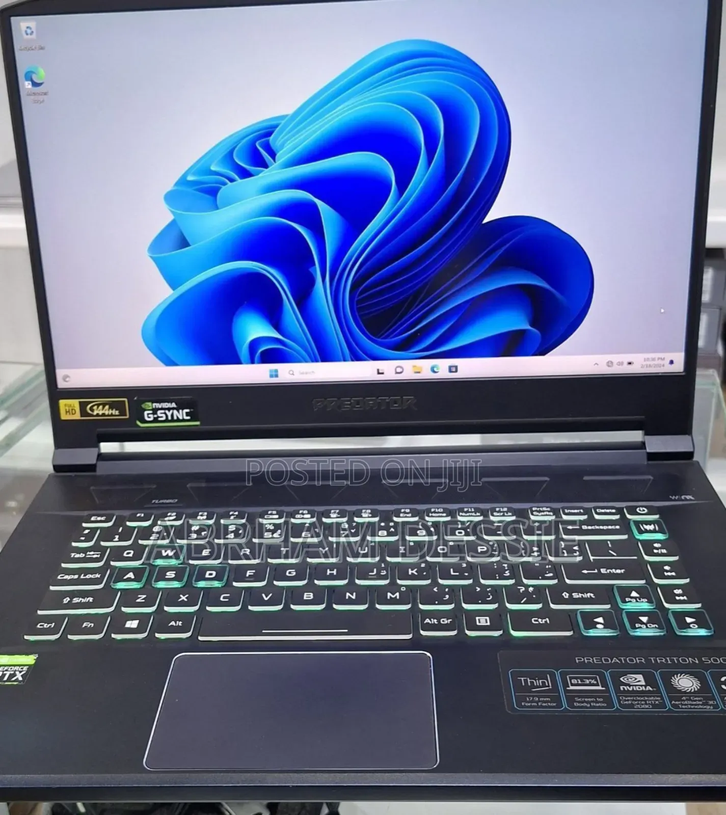 New Laptop Acer 16GB Intel Core I7 SSD 1T