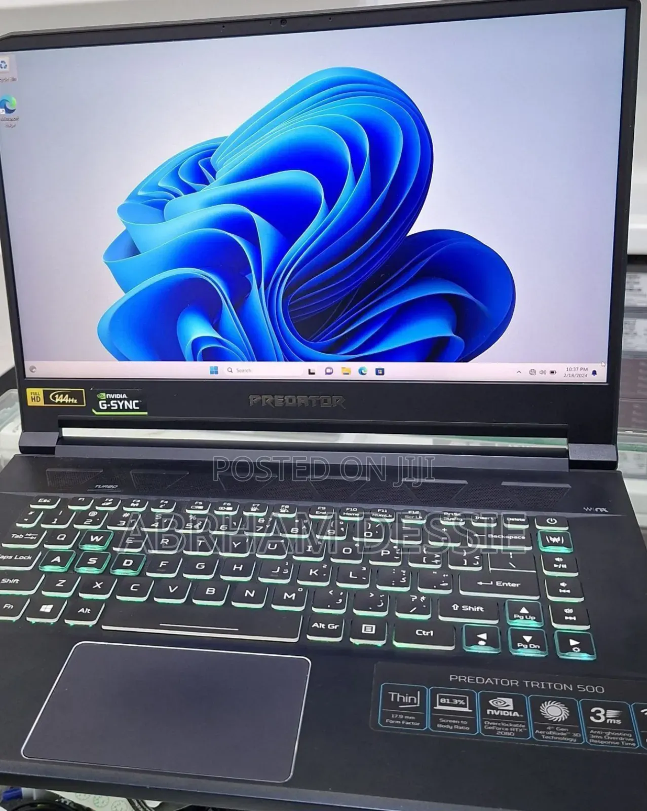 New Laptop Acer 16GB Intel Core I7 SSD 1T