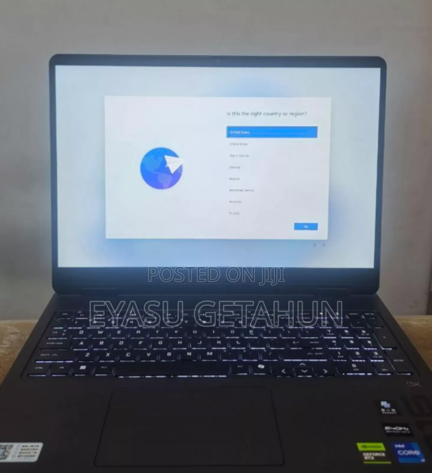New Laptop HP Omen 16 16GB Intel Core I7 SSD 1T