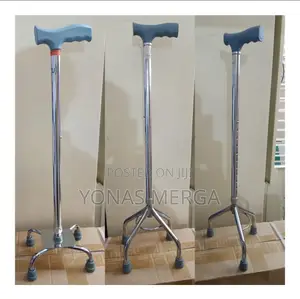 Photo - Cane//Stable Base: 4-Prong Design for Superior Balance. Non-Slip Tips