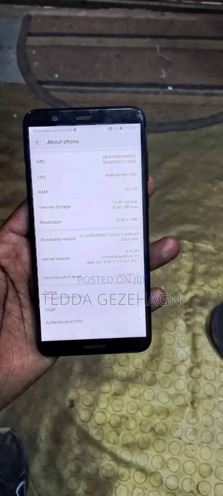 Huawei P Smart 32 GB Black