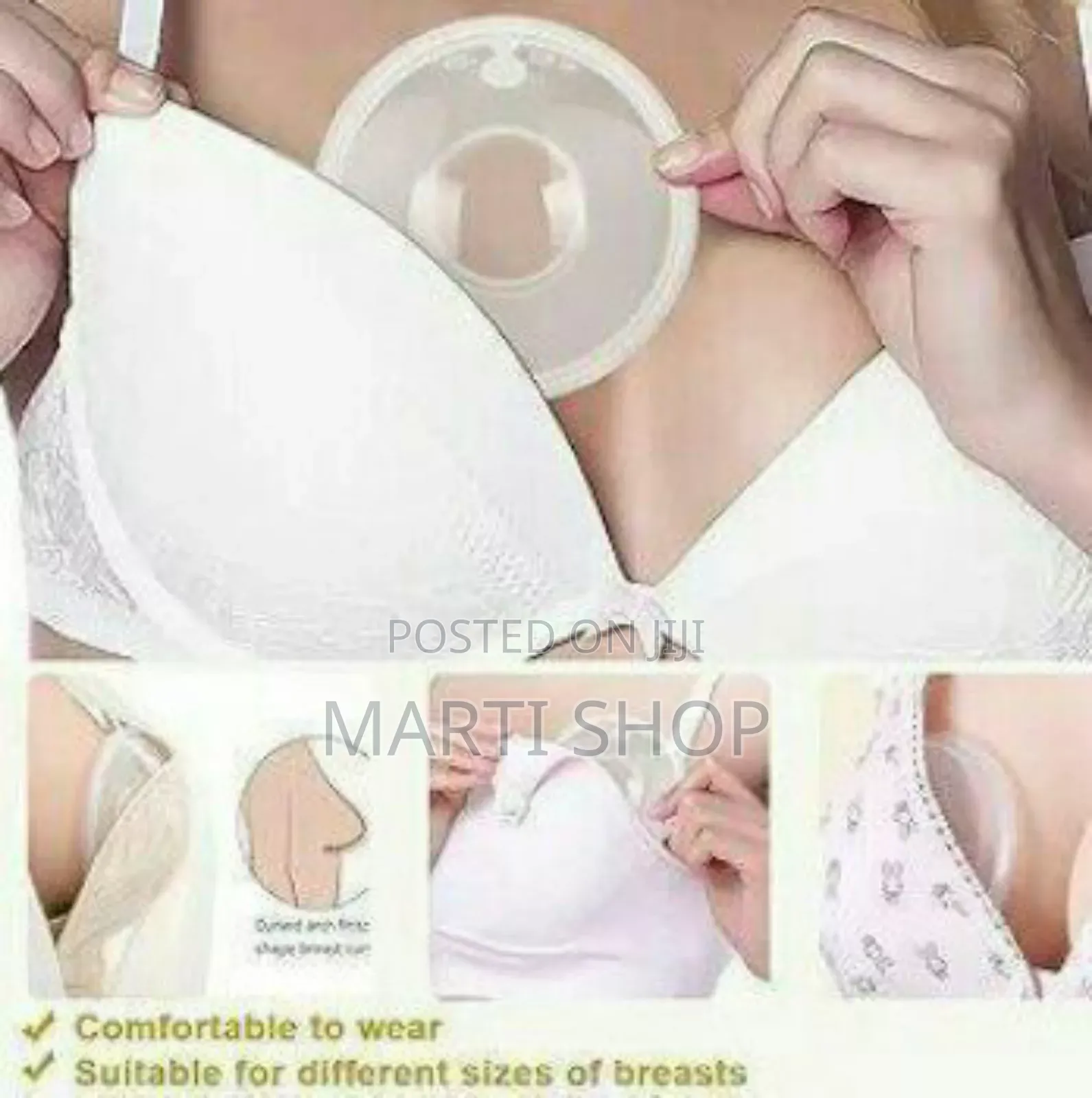 2 Piece Wearable Breast Milk Collector Shell