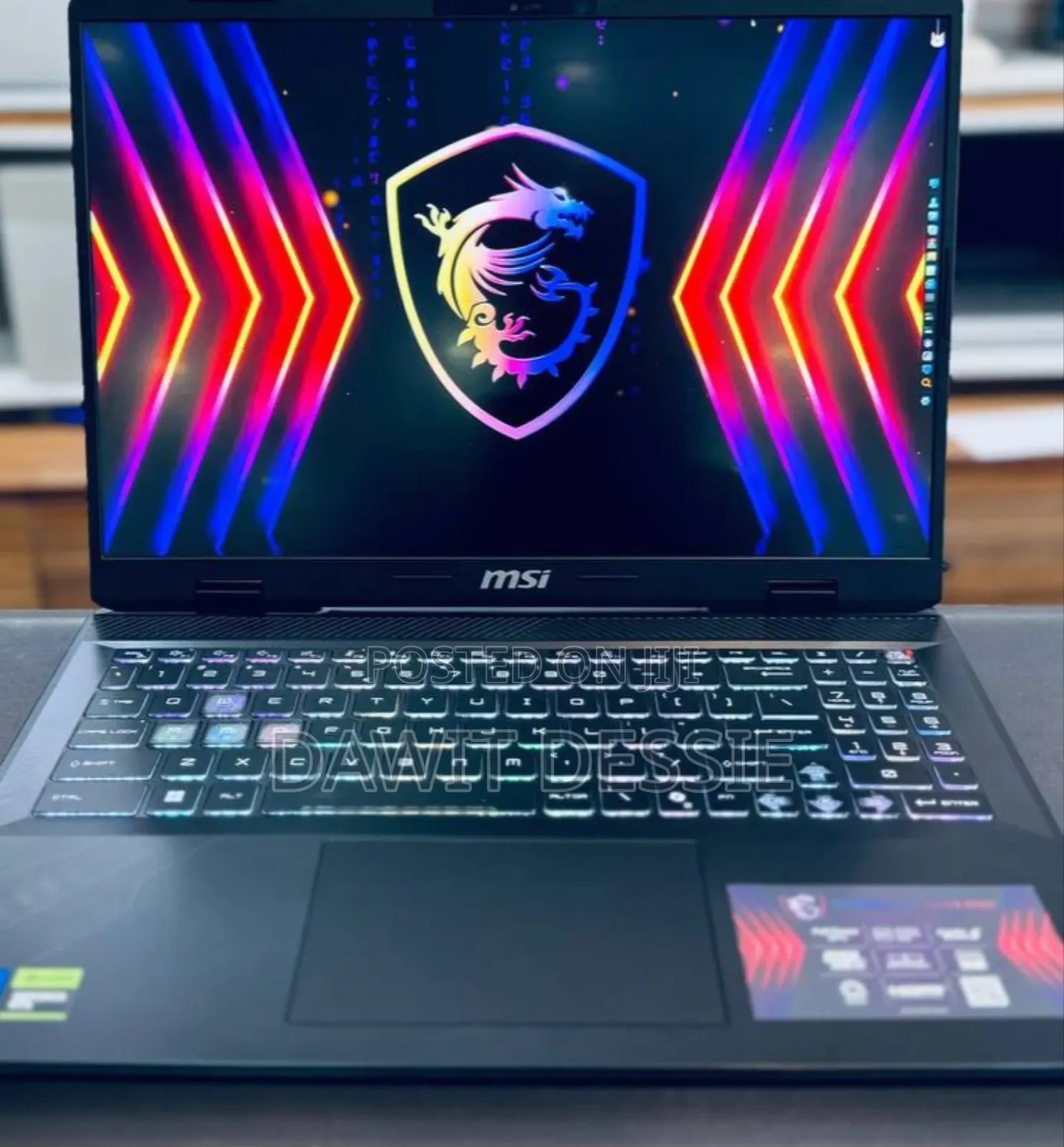 New Laptop MSI 16GB Intel Core I7 SSD 1T