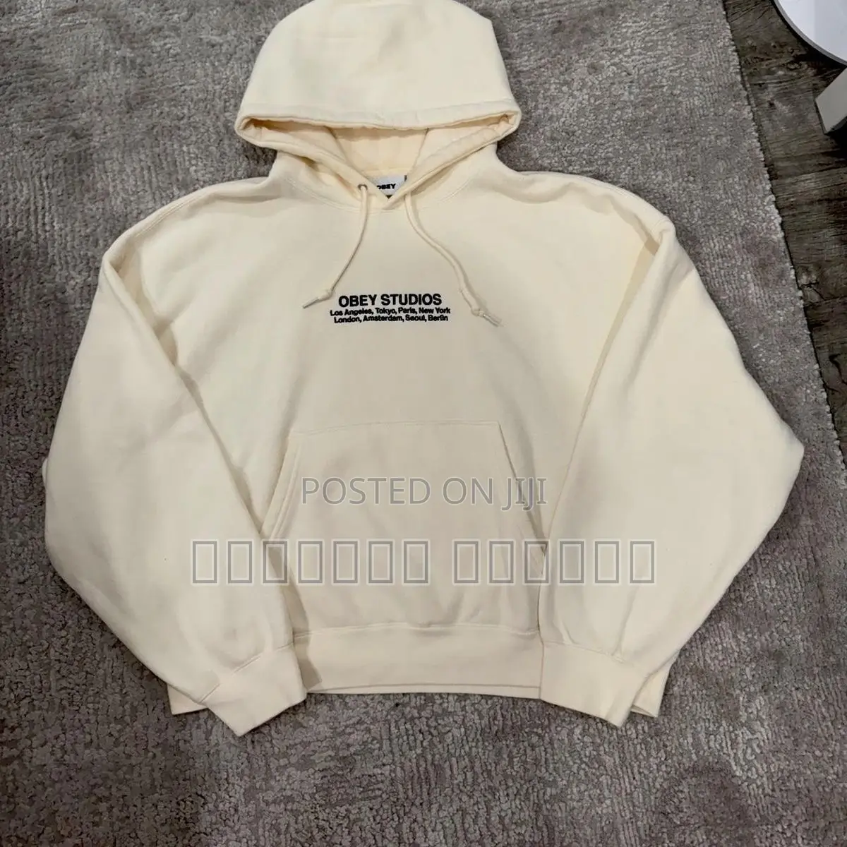 Premium Cream Hoodie – Soft, Stylish Cozy