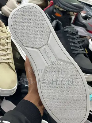 White Timberland Mid High Leather