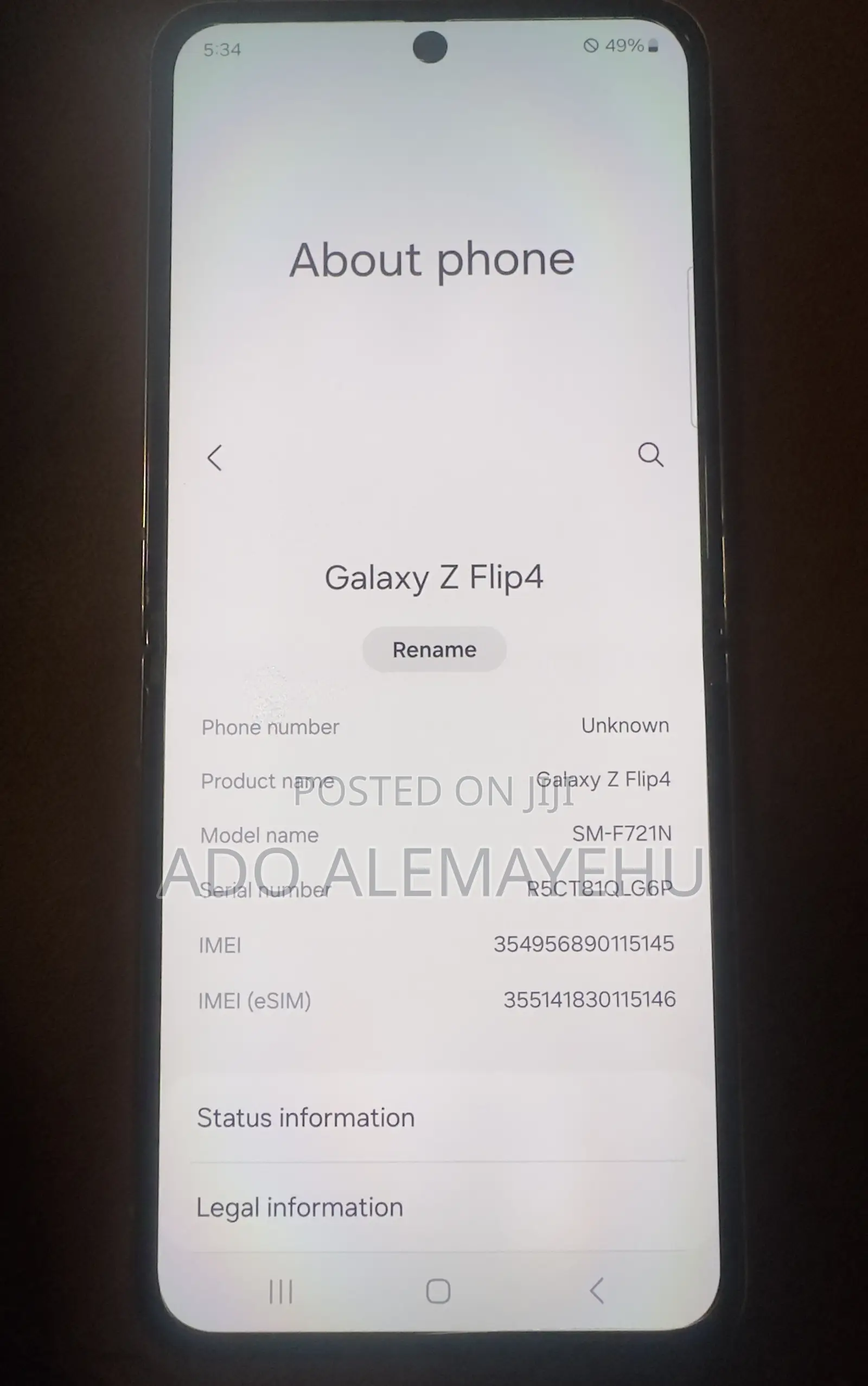 Samsung Galaxy Z Flip4 512 GB Pink