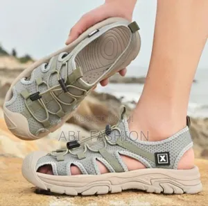 Photo - Men's Breathable Outdoor Sandals Cream Colour