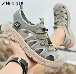 Men's Breathable Outdoor Sandals Cream Colour