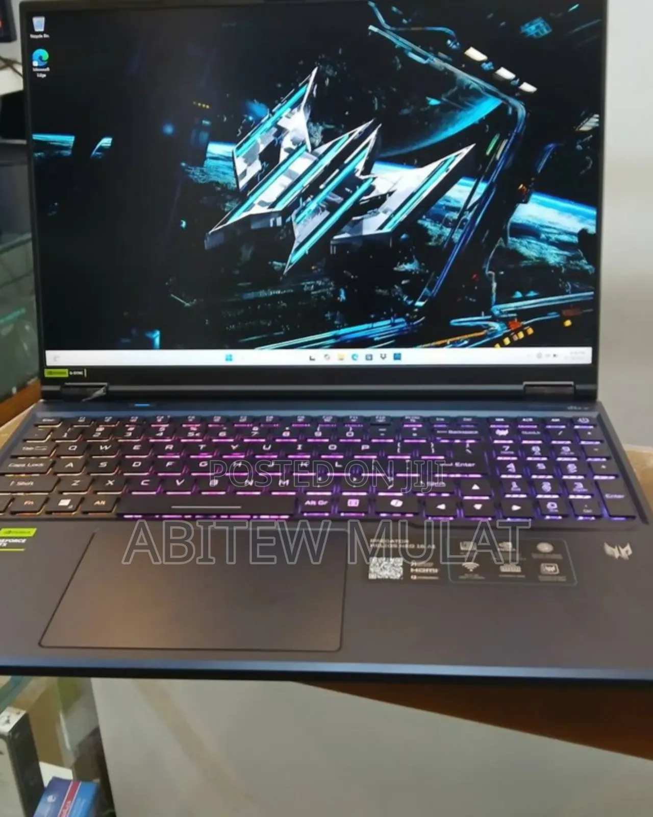 New Laptop Acer Predator Helios Neo 16 32GB Intel Core Ultra 9 SSD 1T