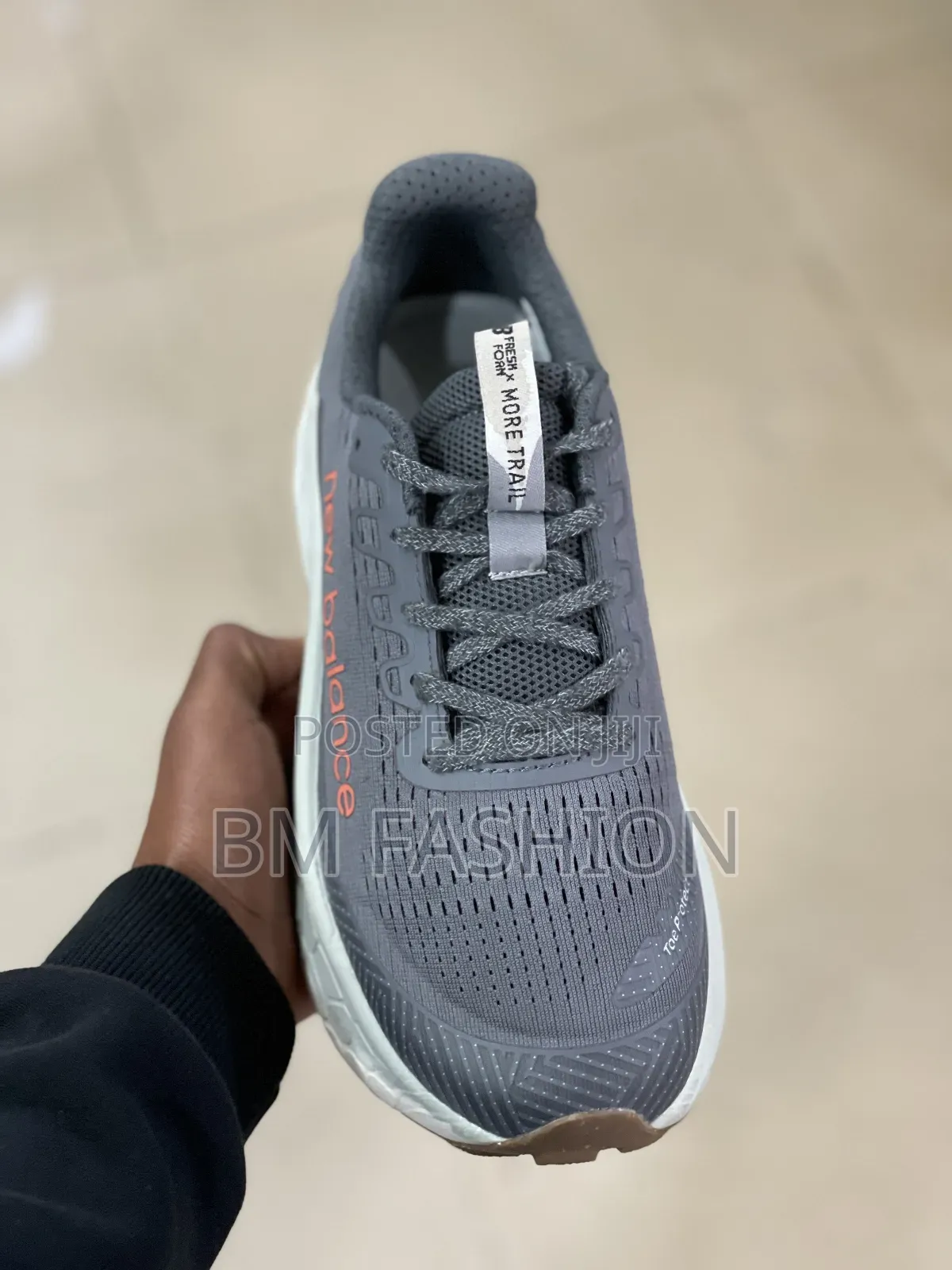 New Balance Fresh Foam X More Trail V3 Trail Running Shoe in a Grey