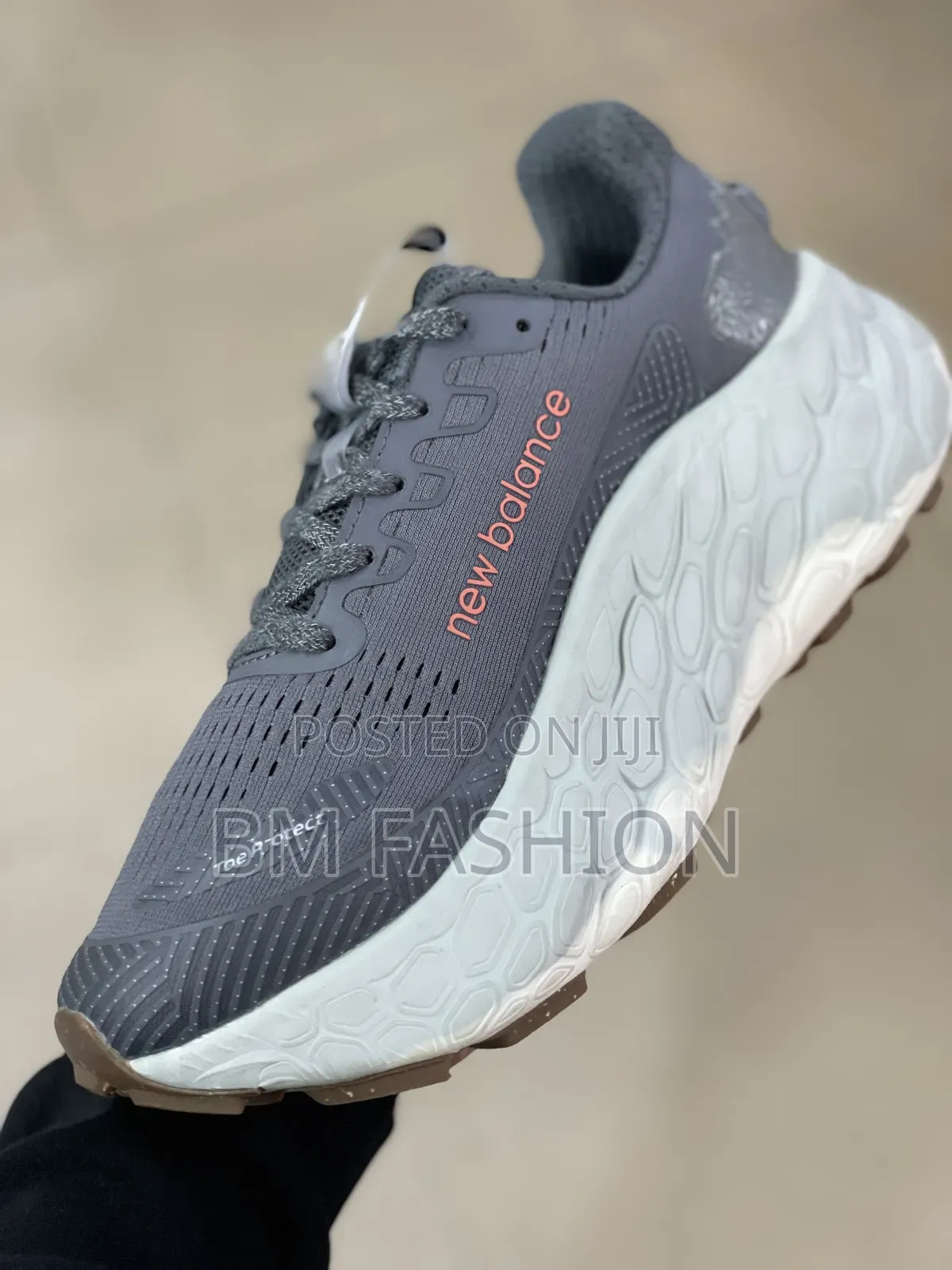 New Balance Fresh Foam X More Trail V3 Trail Running Shoe in a Grey