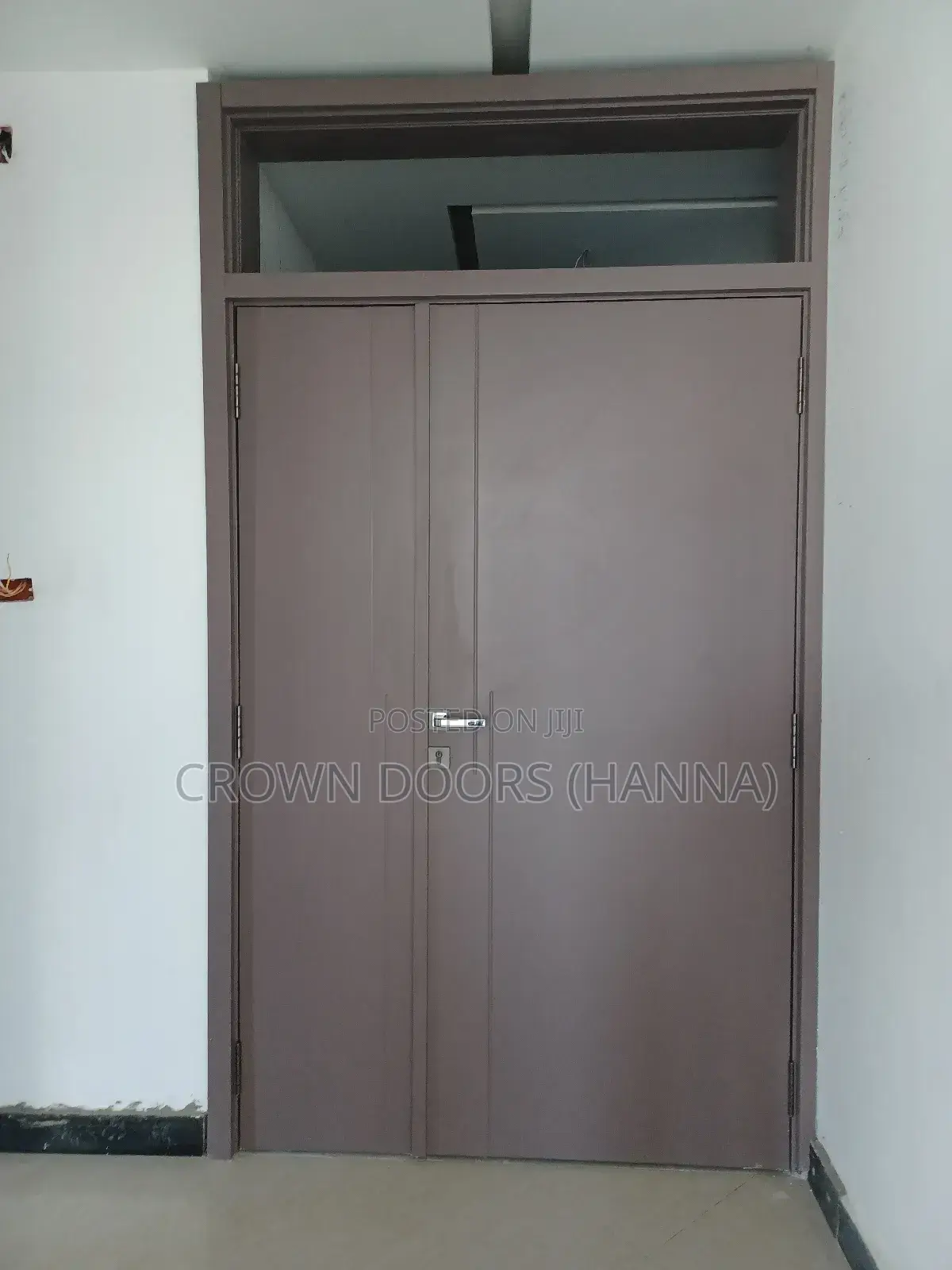 Crown Door Made of Natural Stone Wood Fiber.Water,Termite Fire Proof