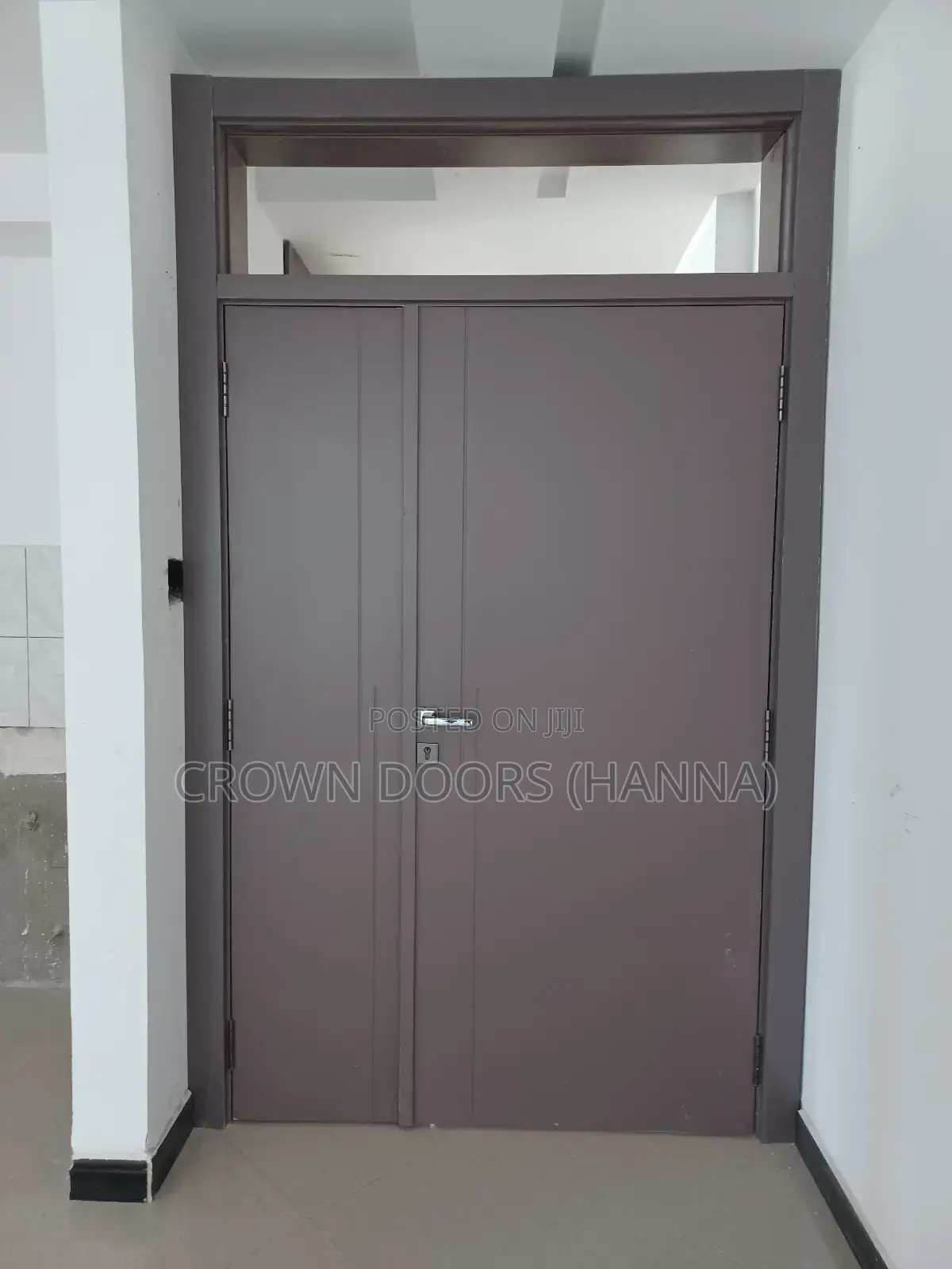 Crown Door Made of Natural Stone Wood Fiber.Water,Termite Fire Proof