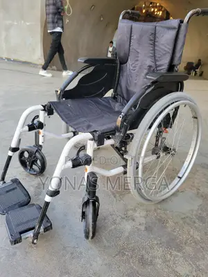 Used Wheelchair耹彬lightweight Aluminium Wheelchair- Black 19 Inch